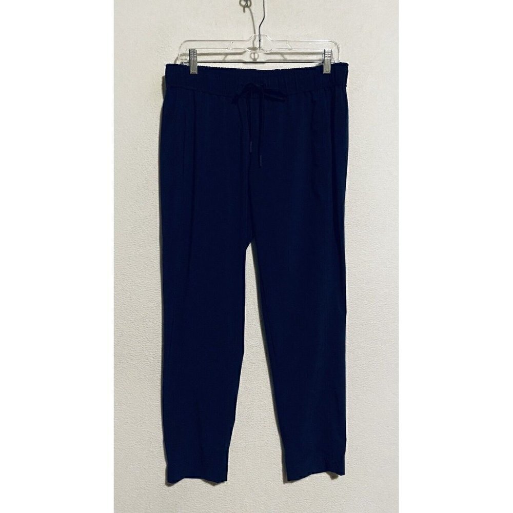 Vineyard Vines Performance Pants Womens Small Navy Blue Drawstring Waist Outdoor